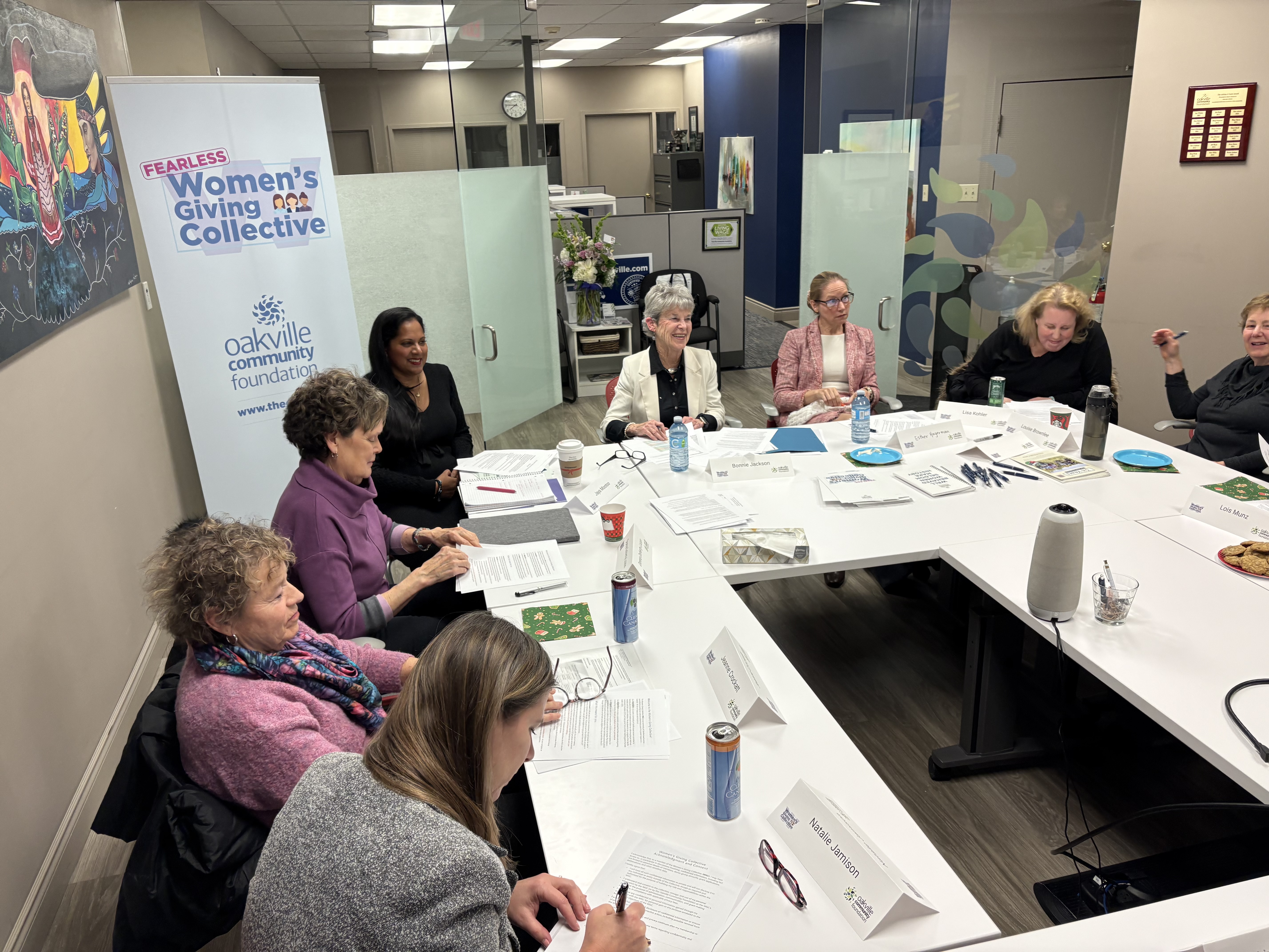 January 2026, meeting of the Women's Giving Collective.